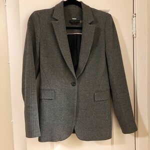 Alice + Olivia Macey Fitted Notch Collar Blazer